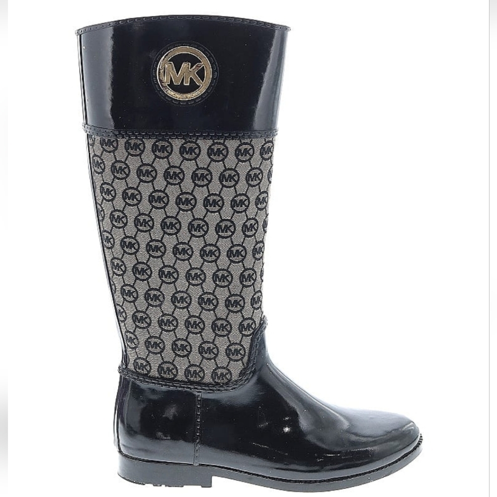 MICHAEL Michael Kors Black and Gray Winter Boots